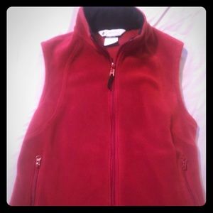 Columbia full zip fleece vest